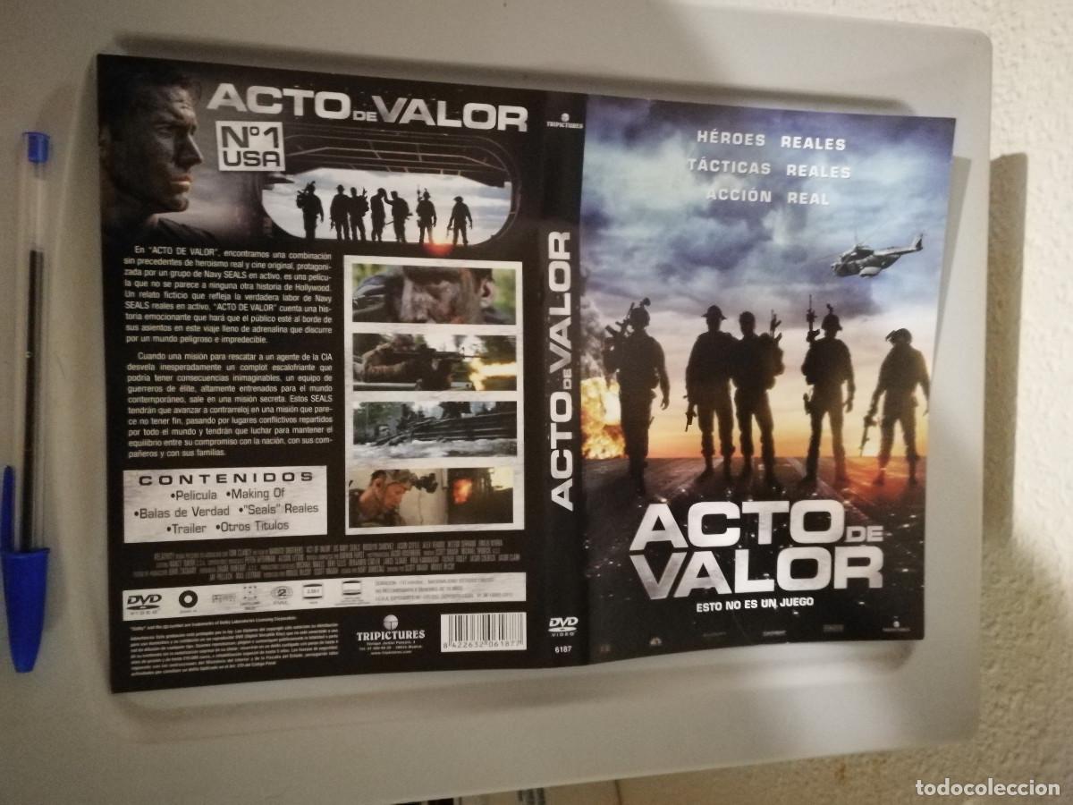 Cinema: CARATULA ORIGINAL -A4- ACTO DE VALOR - CINE BELICO GUERRA