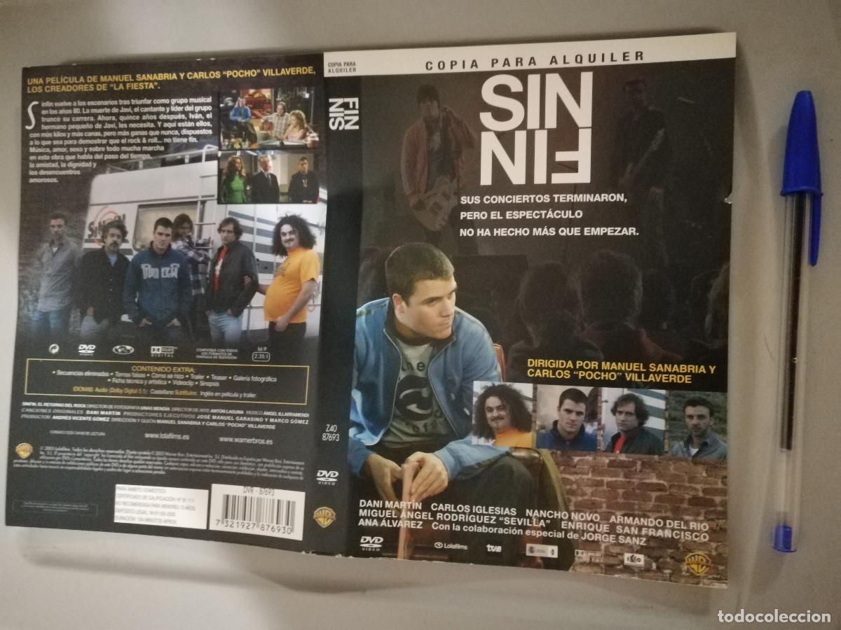 Cinema: CARATULA ORIGINAL -A4- SIN FIN - CINE ESPA&Ntilde;OL - JORGE SANZ