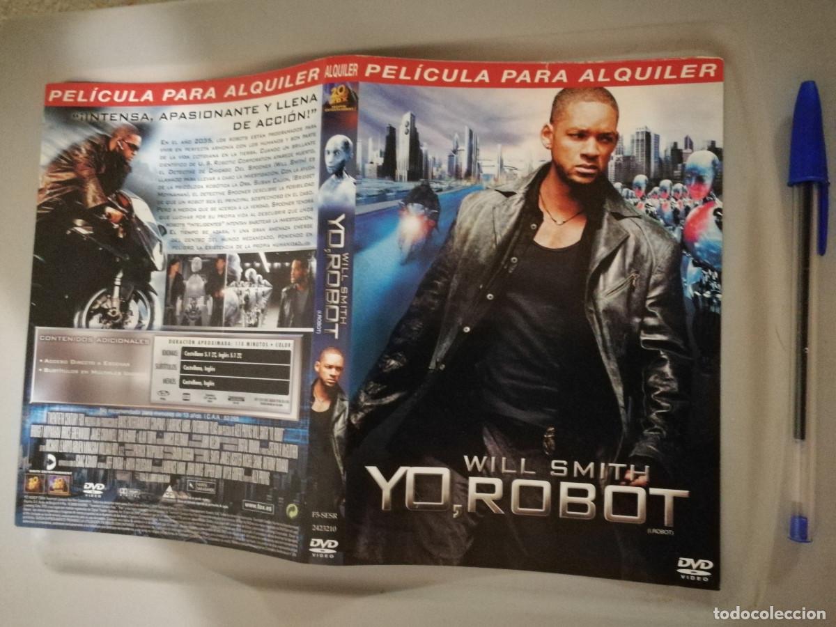 Cinema: CARATULA ORIGINAL -A4- YO ROBOT - WILL SMITH