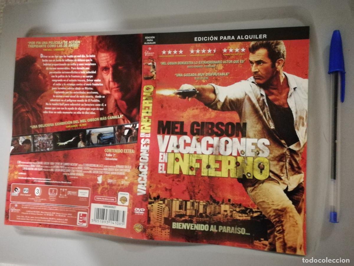 Cinema: CARATULA ORIGINAL -A4- VACACIONES EN EL INFIERNO - MEL GIBSON