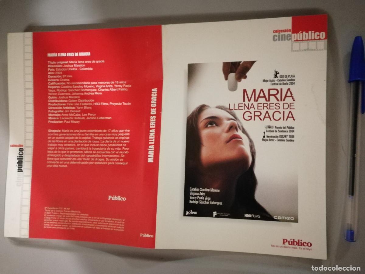 Cinema: CARATULA ORIGINAL -A4- MARIA LLENA ERES DE GRACIA -