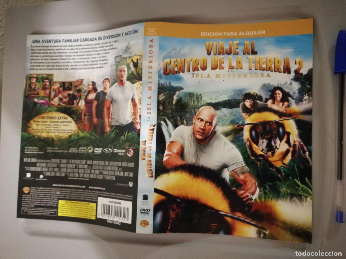 Kino: CARATULA ORIGINAL -A4- VIAJE AL CENTRO DE LA TIERRA 2 - DWAYNE JOHNSON