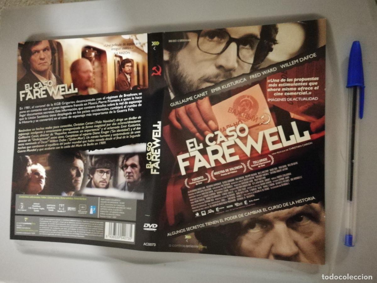 Kino: CARATULA ORIGINAL -A4- EL CASO FAREWELL - WILLEM DAFOE