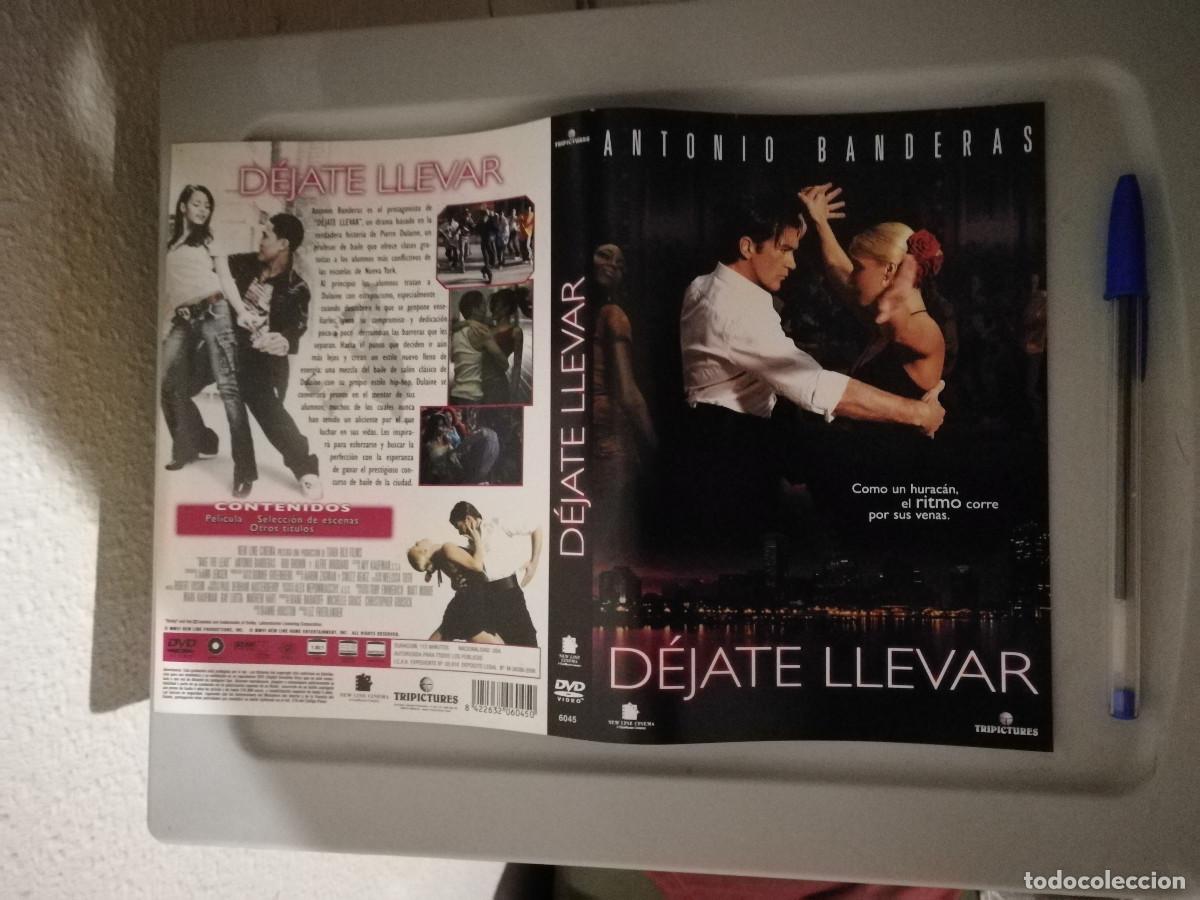 Kino: CARATULA ORIGINAL -A4- DEJATE LLEVAR - ANTONIO BANDERAS