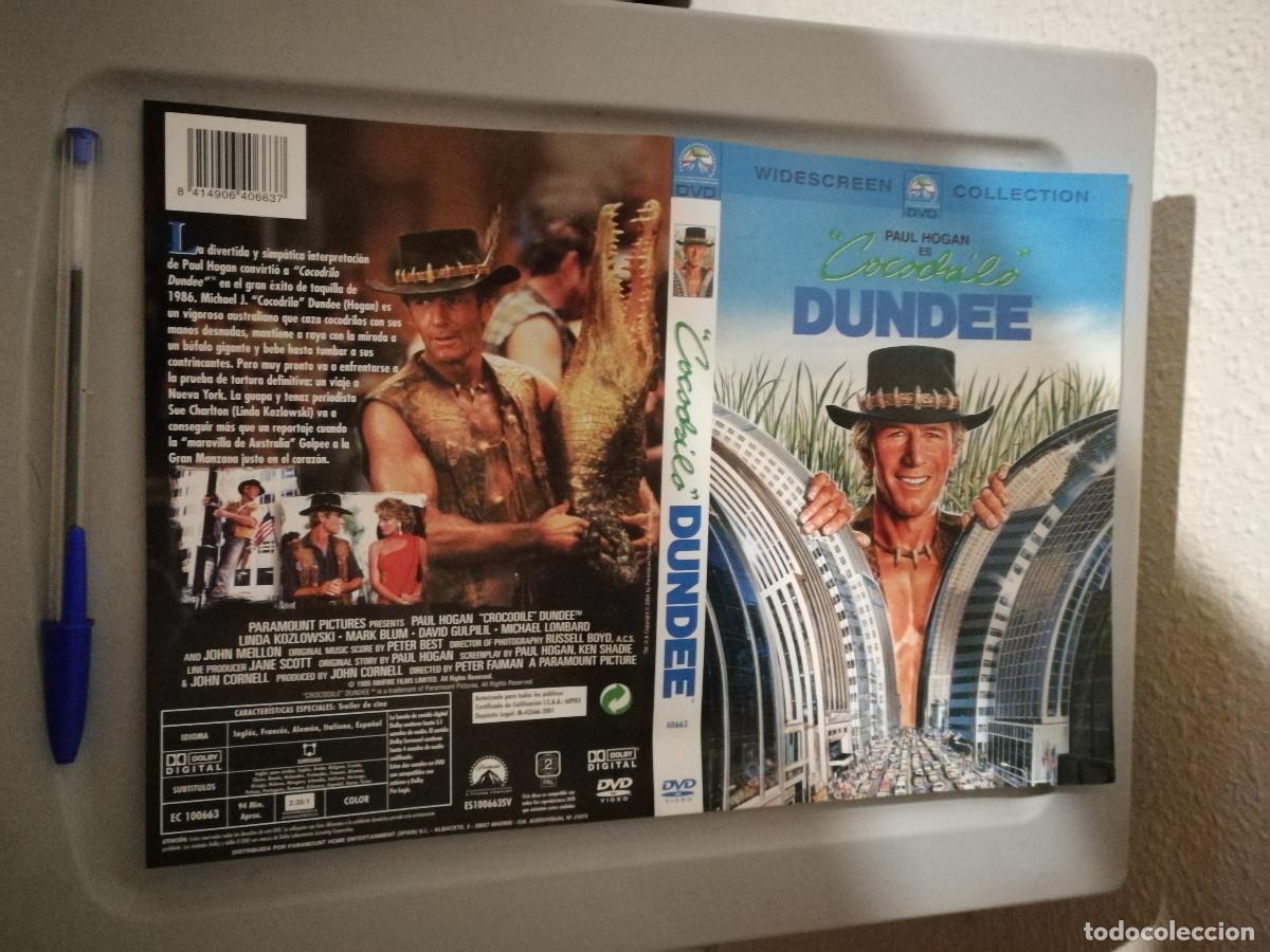 Cine: CARATULA ORIGINAL -A4- COCODRILO DUNDEE - PAUL HOGAN