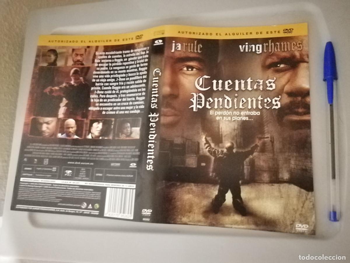Cine: CARATULA ORIGINAL -A4- CUENTAS PENDIENTES - VING RHAMES