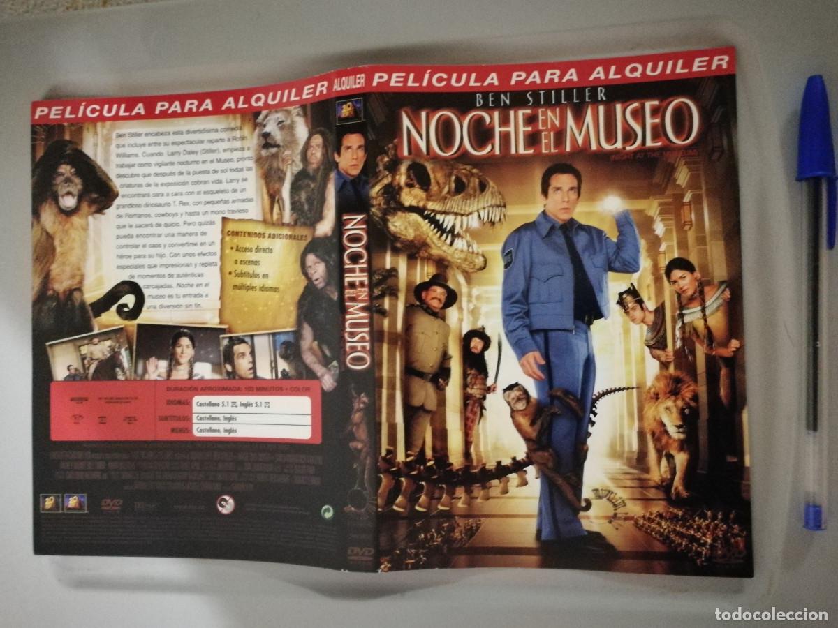Cine: CARATULA ORIGINAL -A4- NOCHE EN EL MUSEO - BEN STILLER