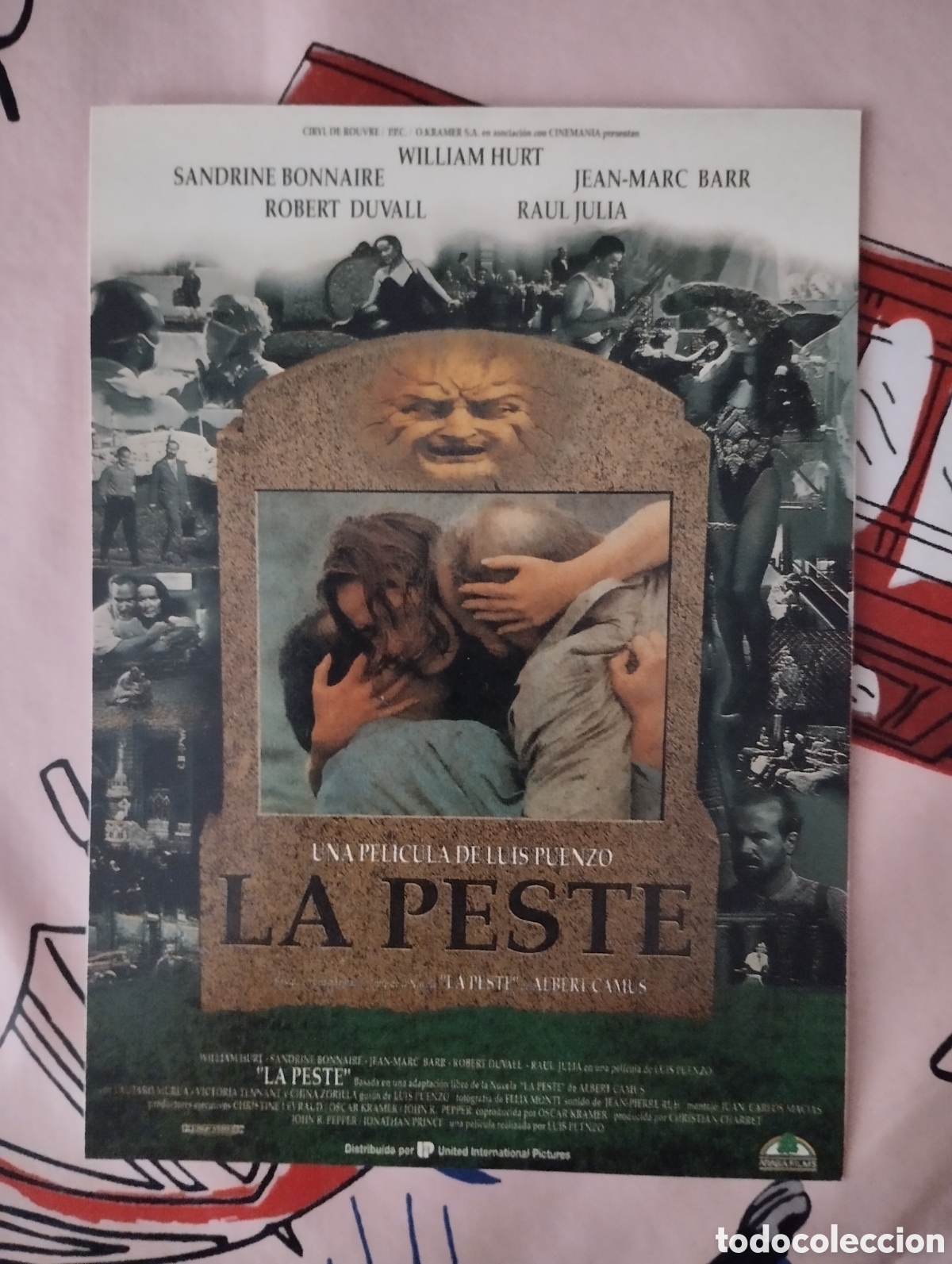 Cine: Minificha N1099, de la pelicula, La Peste.