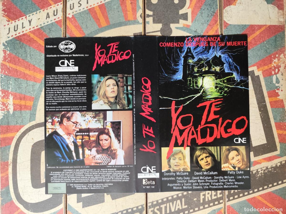Kino: Car&aacute;tula VHS Yo te maldigo