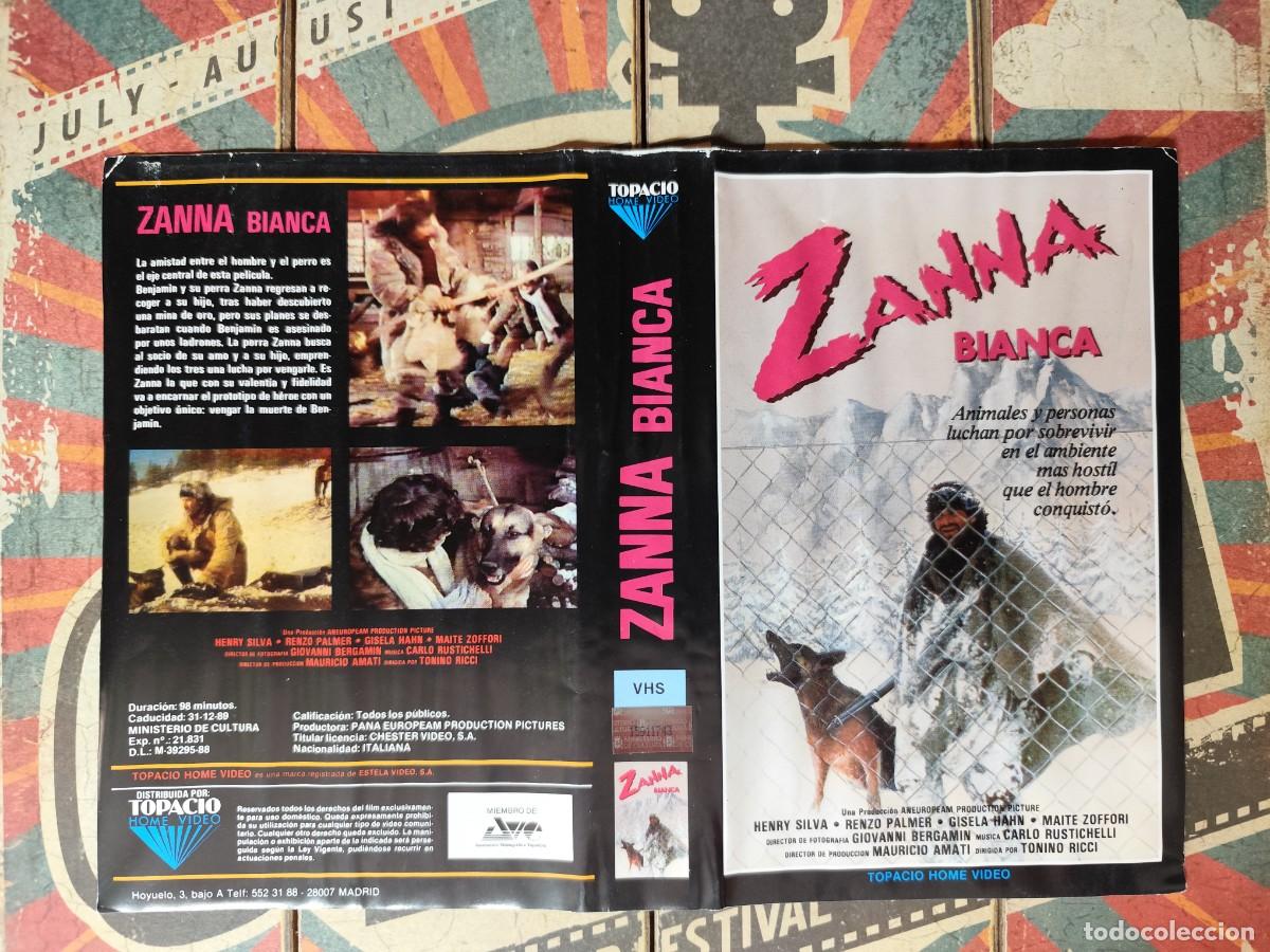 Cinema: Car&aacute;tula VHS Zanna bianca