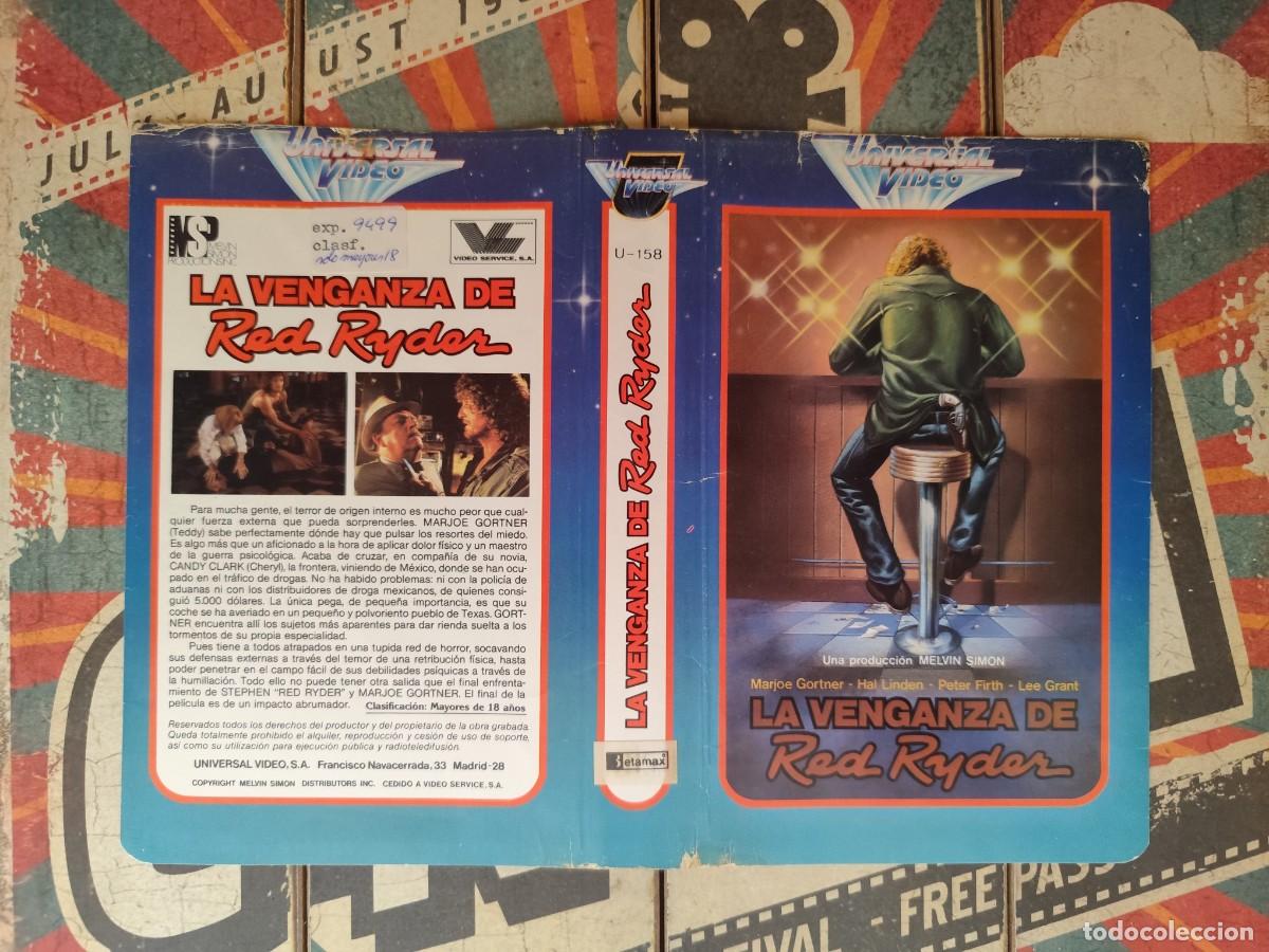Cinema: Car&aacute;tula VHS La venganza de Red Ryder