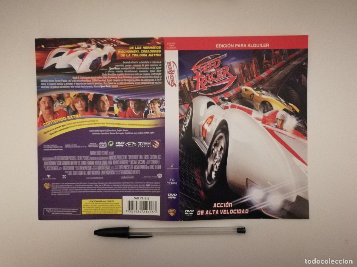 Cine: CARATULA ORIGINAL -A4- SPEED RACER