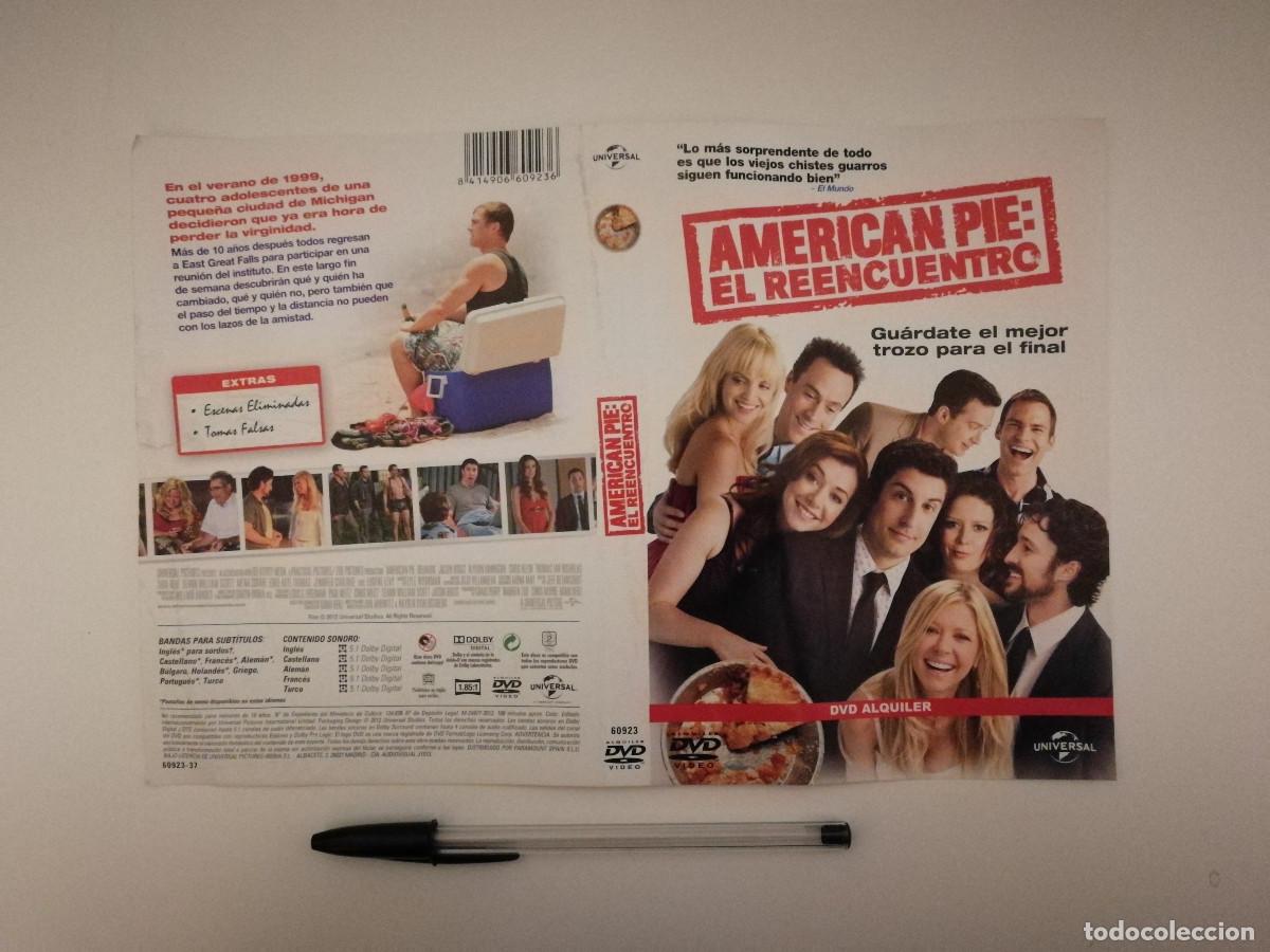 Cine: CARATULA ORIGINAL -A4- AMERICAN PIE EL REENCUENTRO