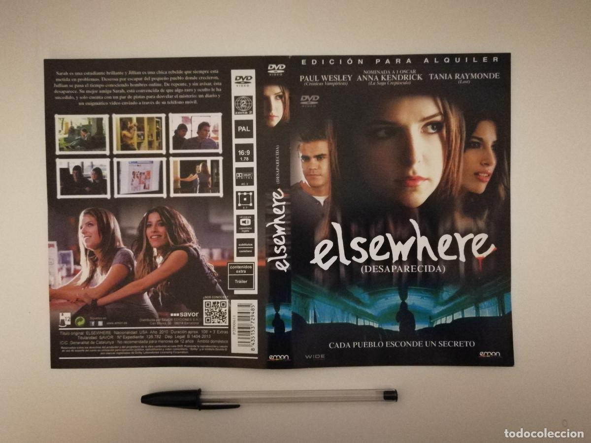 Cine: CARATULA ORIGINAL -A4- ELSEWHERE DESAPARECIDA - ANNA KENDRICK
