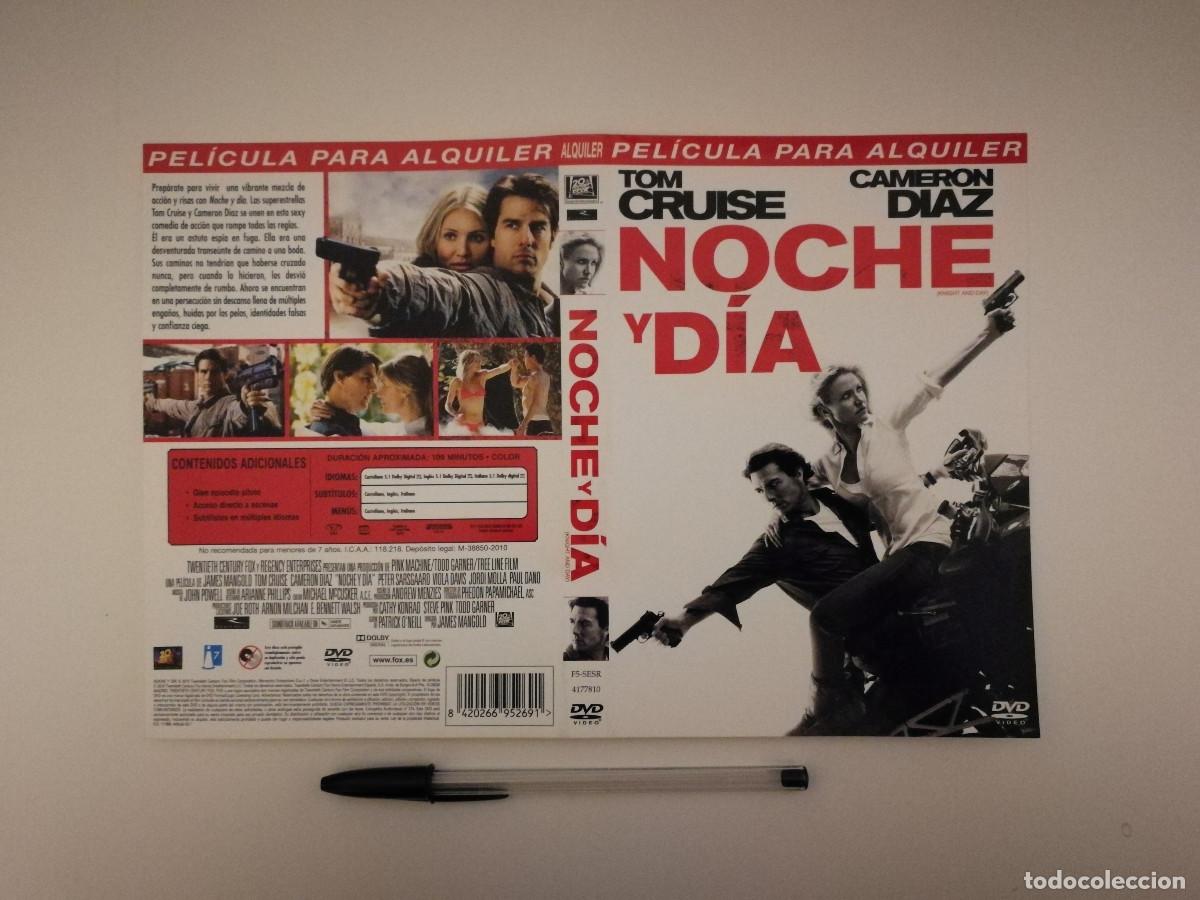 Cine: CARATULA ORIGINAL -A4- NOCHE Y DIA - TOM CRUISE - CAMERON DIAZ