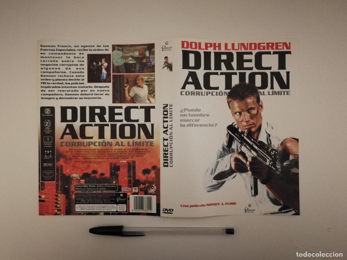 Cinema: CARATULA ORIGINAL -A4- DIRECT ACTION - DOLPH LUNDGREN
