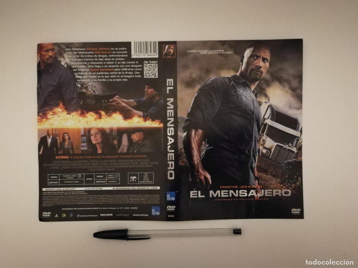 Cinema: CARATULA ORIGINAL -A4- EL MENSAJERO - Dwayne Johnson