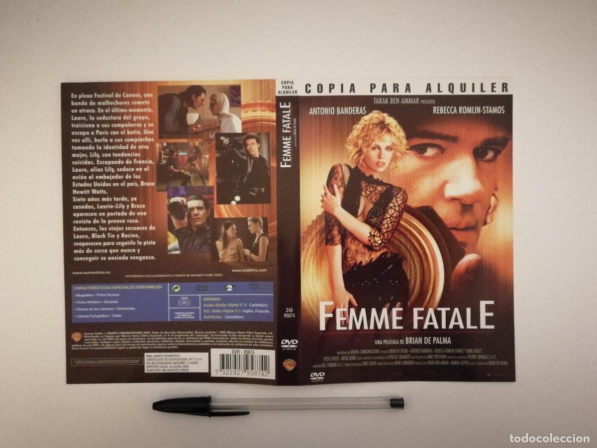 Cinema: CARATULA ORIGINAL -A4- FEMME FATALE - ANTONIO BANDERAS