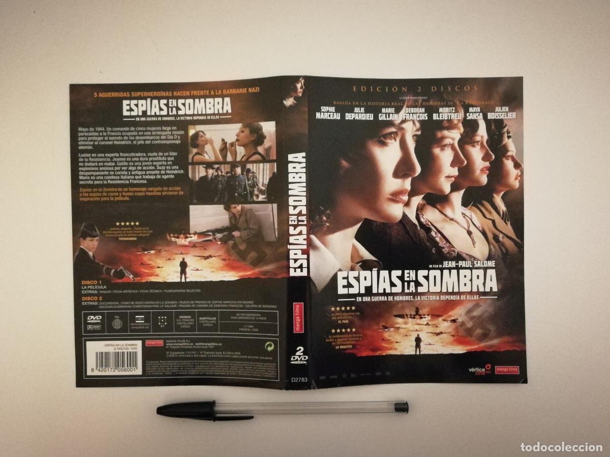Cinema: CARATULA ORIGINAL -A4- ESPIAS EN LA SOMBRA - SOPHIE MARCEAU