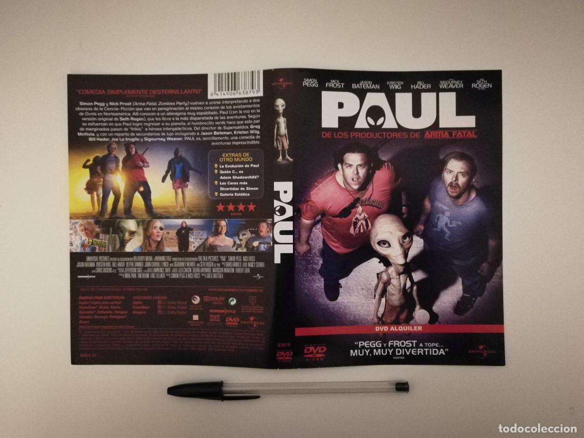 Cinema: CARATULA ORIGINAL -A4- PAUL - CIENCIA FICCION - SIMON PEGG