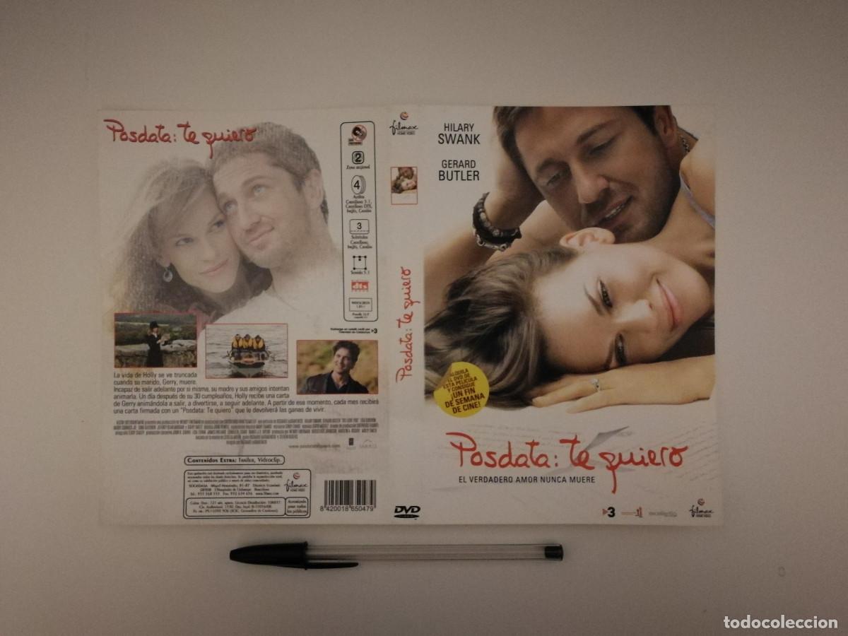 Cinema: CARATULA ORIGINAL -A4- POSDATA TE QUIERO - HILARY SWANK