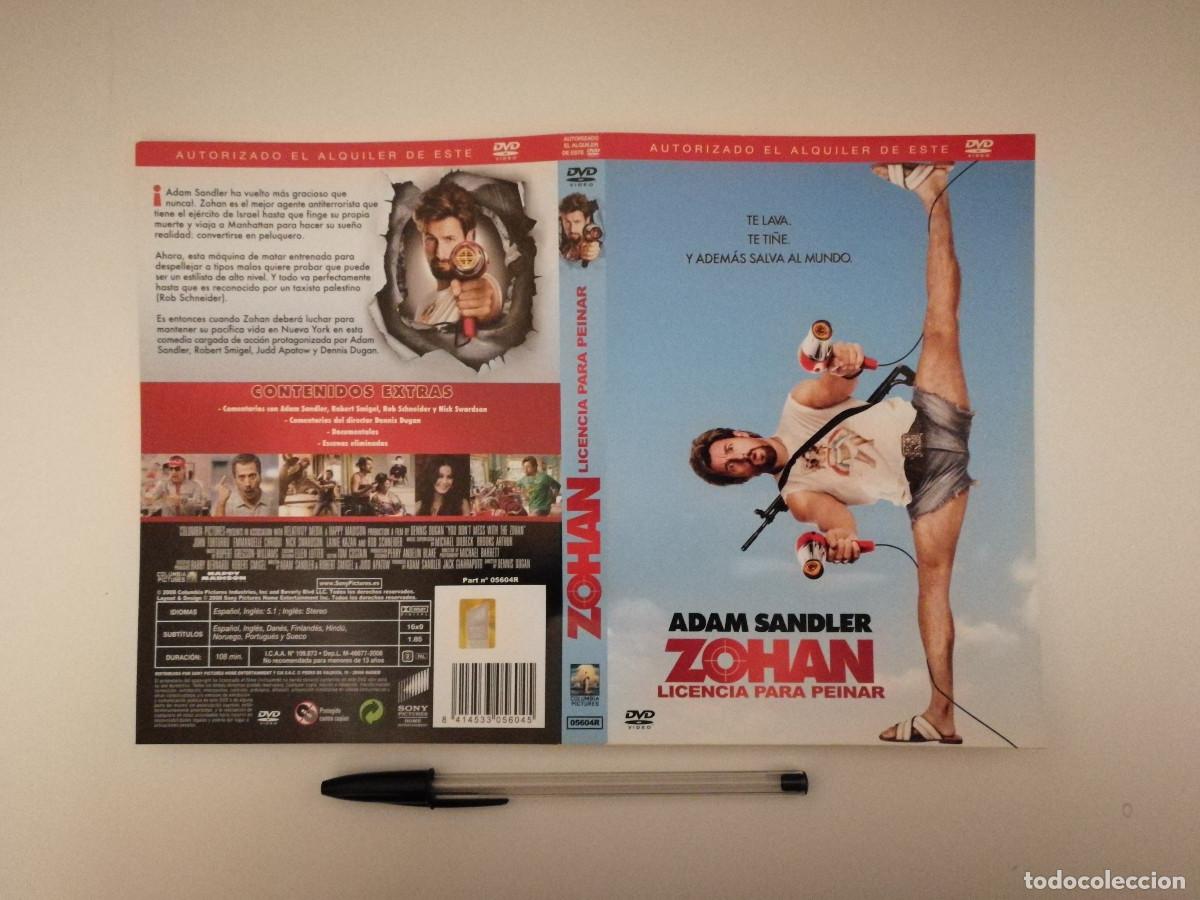 Cinema: CARATULA ORIGINAL -A4- ZOHAN LICENCIA PARA PEINAR - ADAM SANDLER