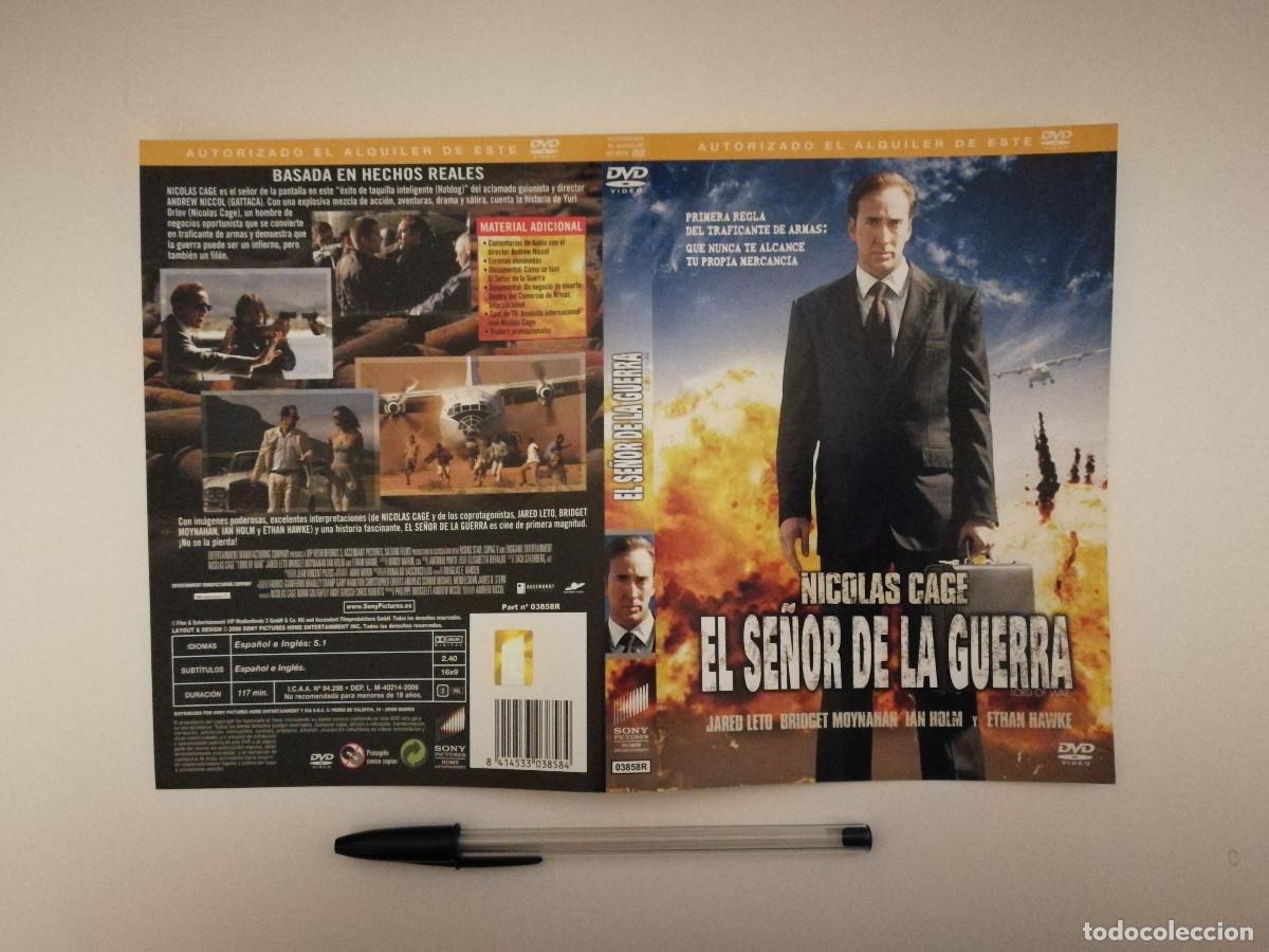 Cinema: CARATULA ORIGINAL -A4- EL SE&Ntilde;OR DE LA GUERRA - NICOLAS CAGE