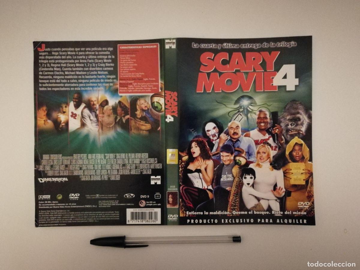 Cinema: CARATULA ORIGINAL -A4- SCARY MOVIE 4 - ANNA FARIS - COMEDIA TERROR