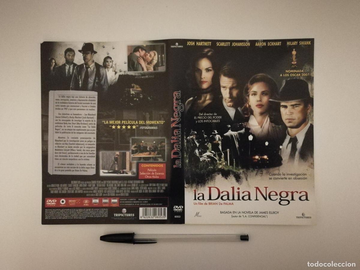 Cinema: CARATULA ORIGINAL -A4- LA DALIA NEGRA - HILARY SWANK