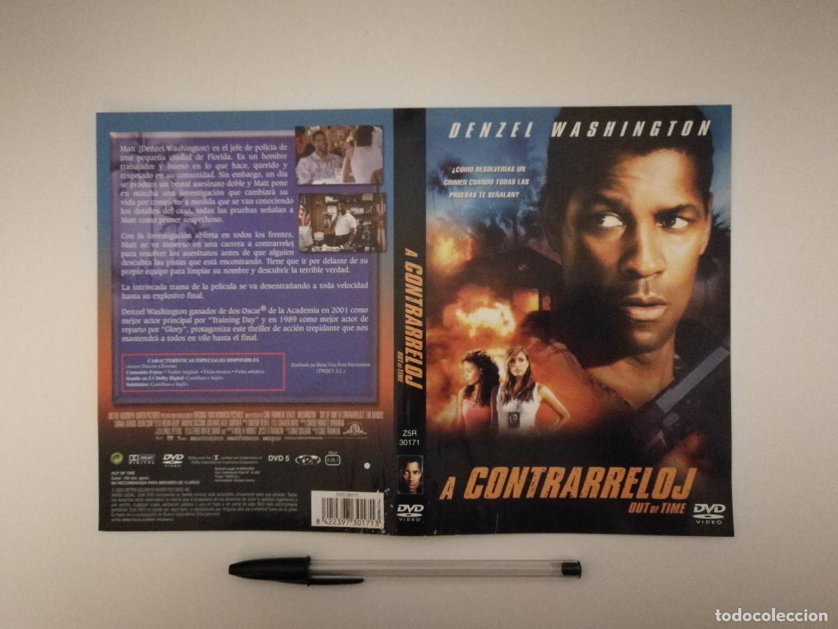 Cinema: CARATULA ORIGINAL -A4- A CONTRARELOJ - DENZEL WASHINGTON