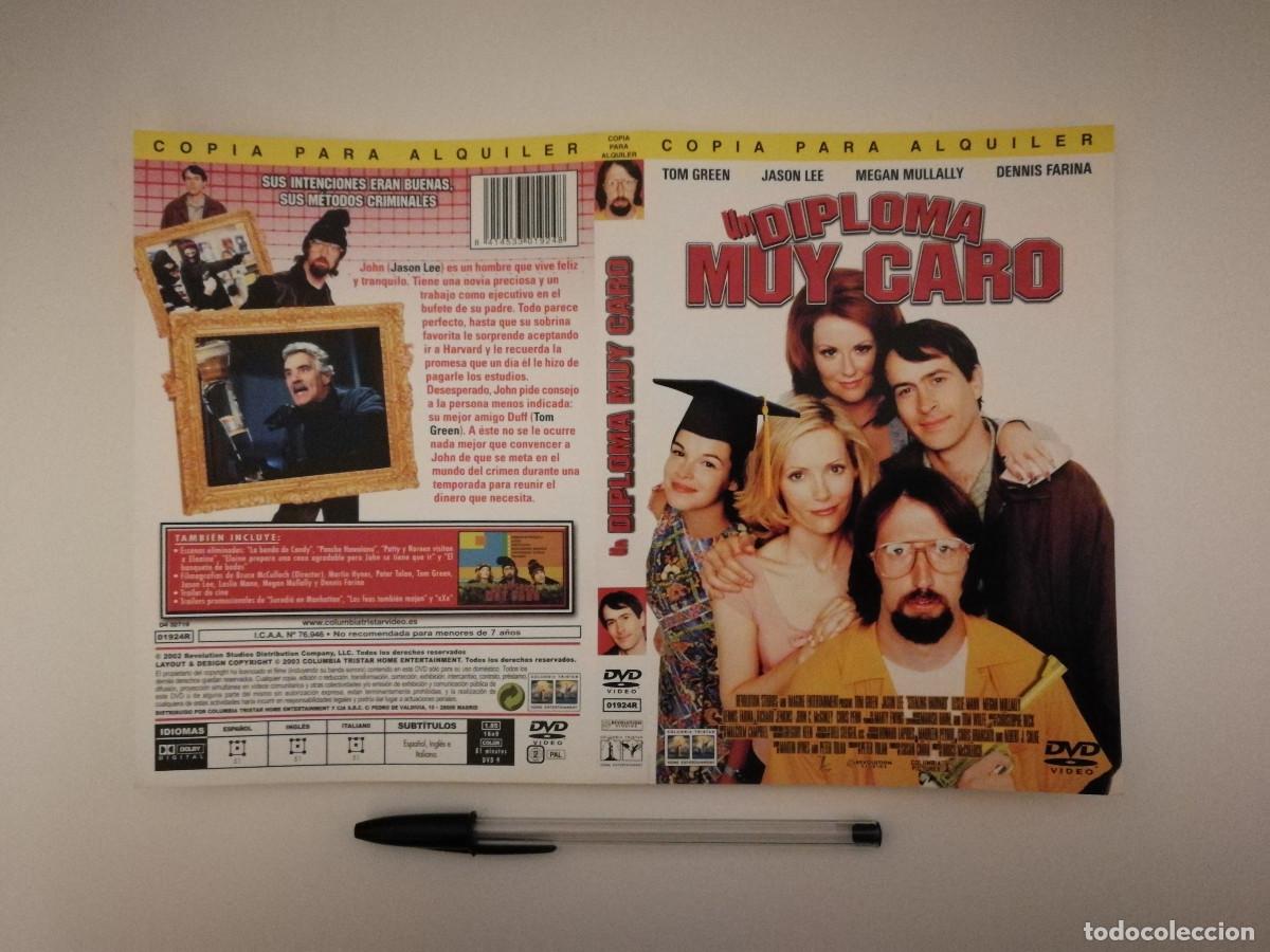 Cinema: CARATULA ORIGINAL -A4- UN DIPLOMA MUY CARO