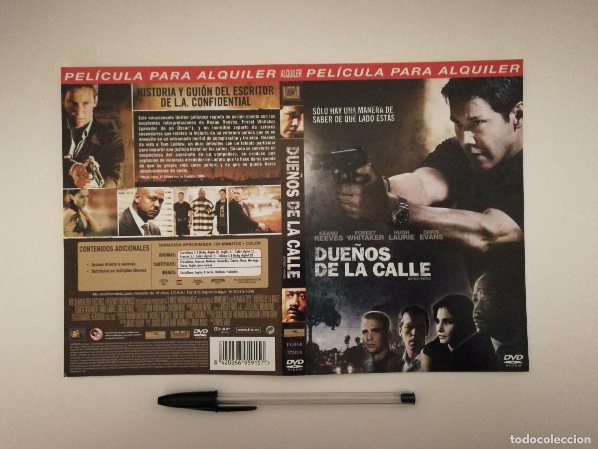 Cinema: CARATULA ORIGINAL -A4- DUE&Ntilde;OS DE LA CALLE - KEANU REEVES