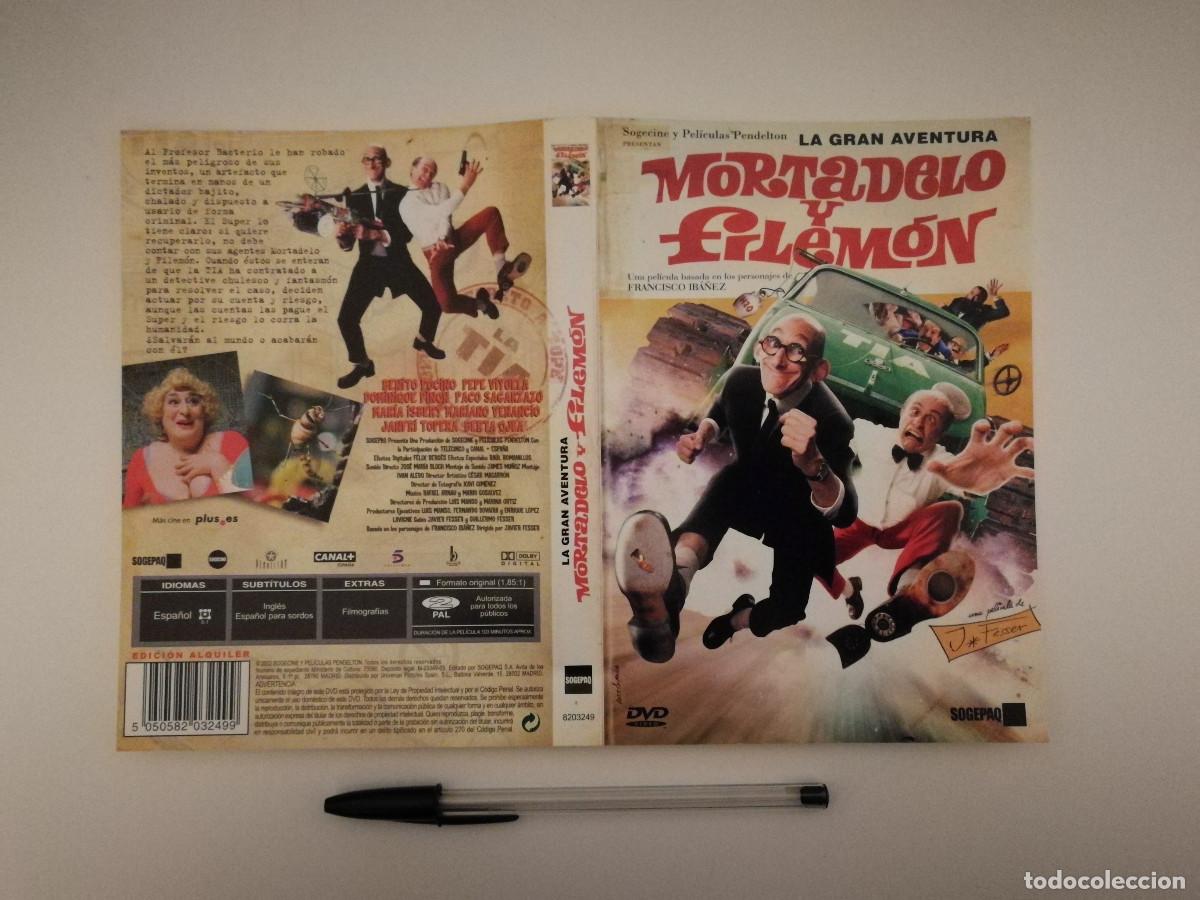 Cinema: CARATULA ORIGINAL -A4- LA GRAN AVENTURA DE MORTADELO Y FILEMON