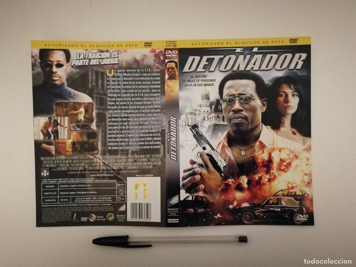 Cinema: CARATULA ORIGINAL -A4- EL DETONADOR - WESLEY SNIPES