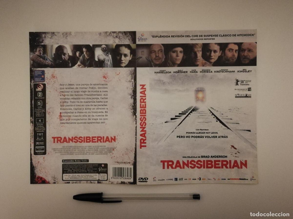 Cinema: CARATULA ORIGINAL -A4- TRANSSIBERIAN - KATE MARA