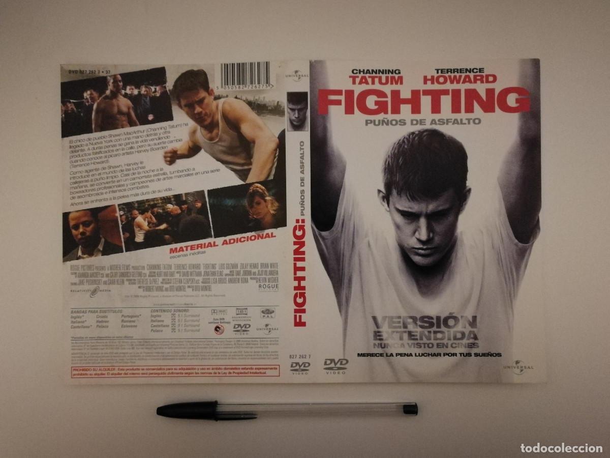 Cinema: CARATULA ORIGINAL -A4- FIGHTING PU&Ntilde;OS DE ASFALTO - CHANNING TATUM