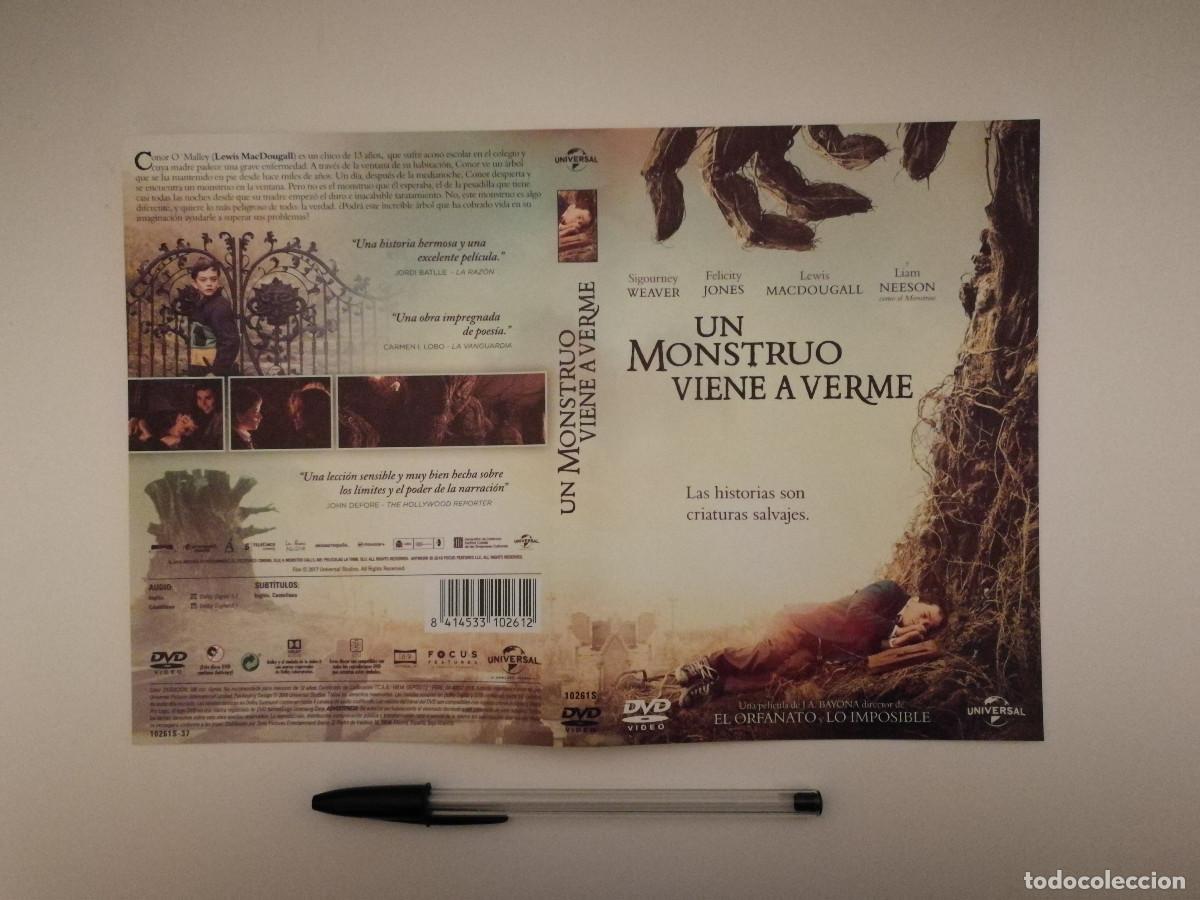 Cinema: CARATULA ORIGINAL -A4- UN MONSTRUO VIENE A VERME