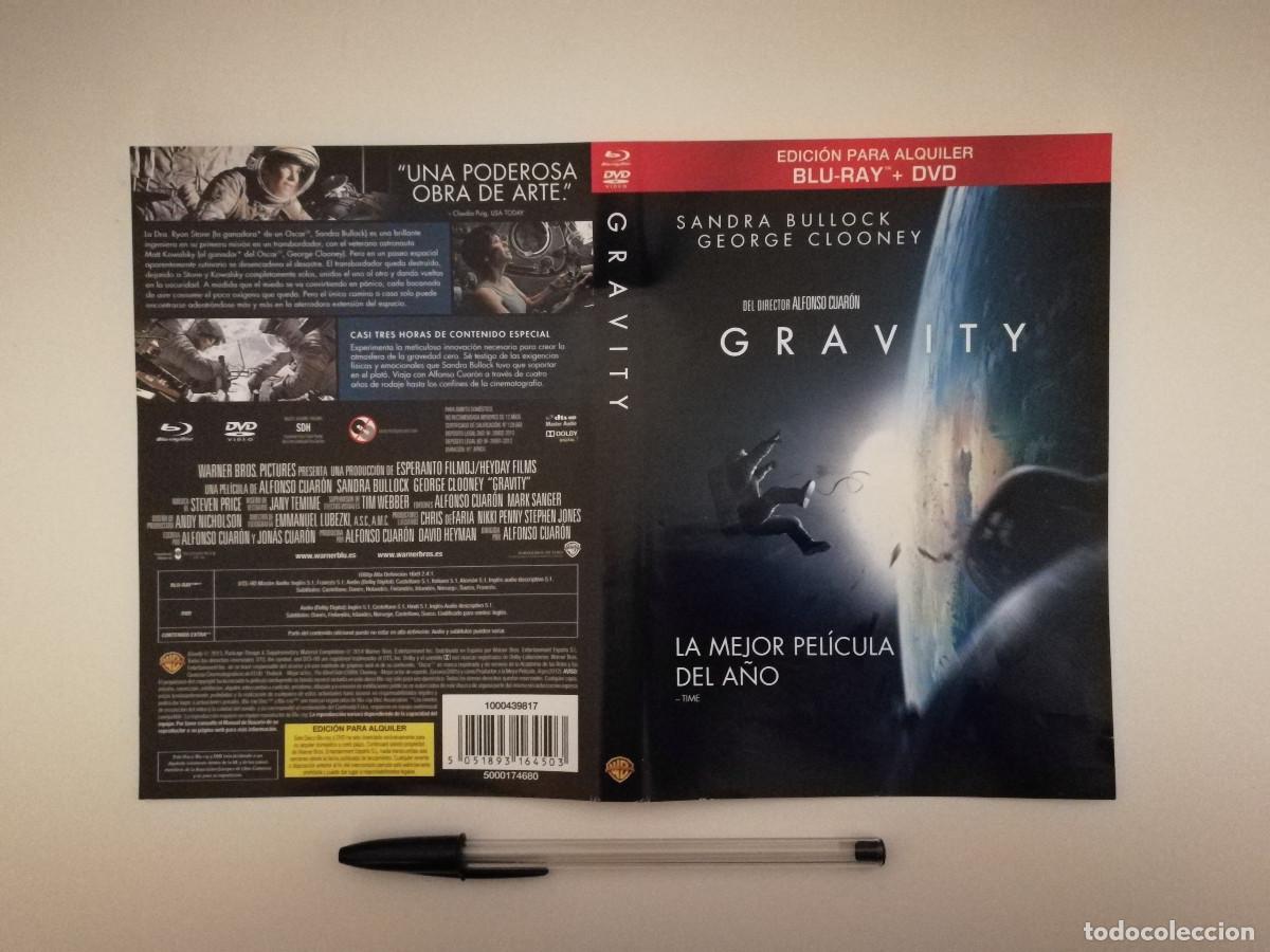 Cinema: CARATULA ORIGINAL -A4- GRAVITY - SANDRA BULLOCK