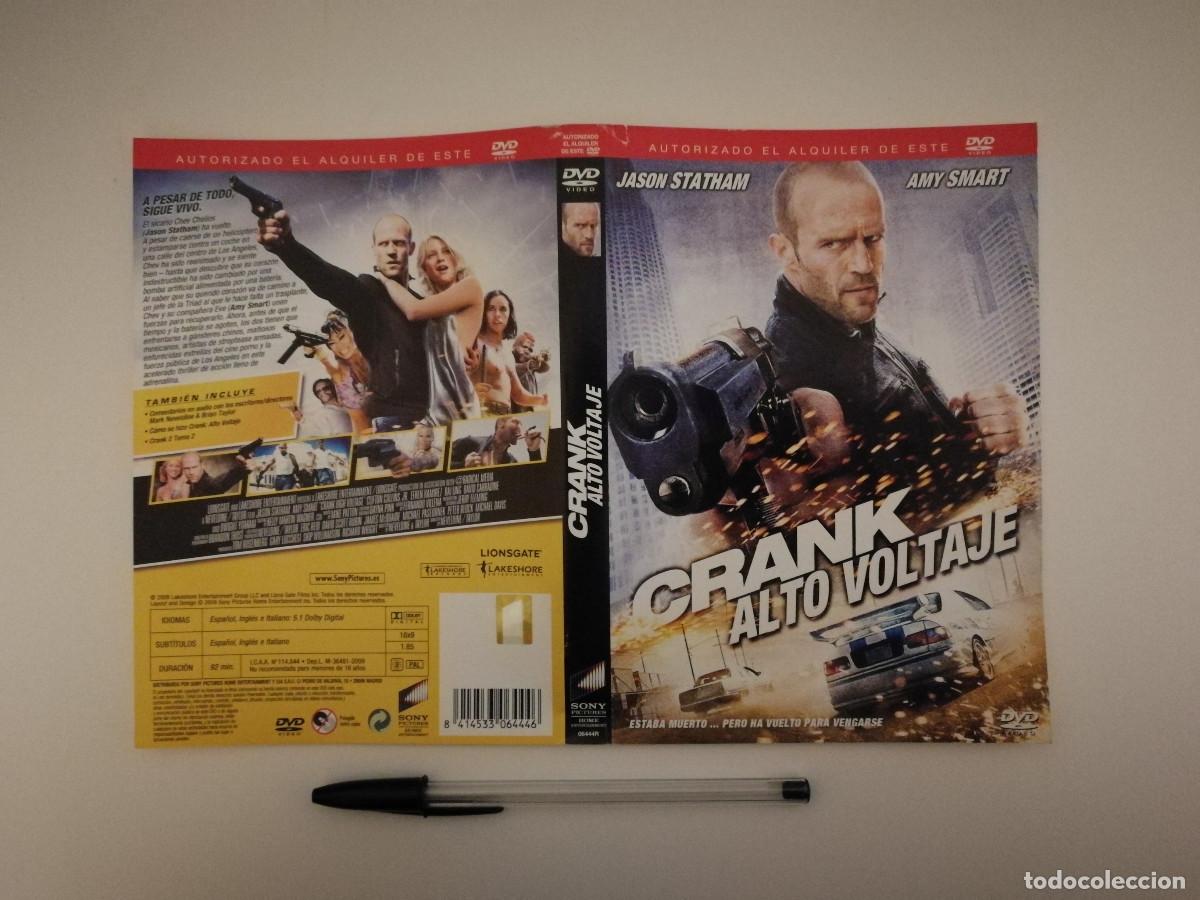 Cinema: CARATULA ORIGINAL -A4- CRANK ALTO VOLTAJE - JASON STATHAM