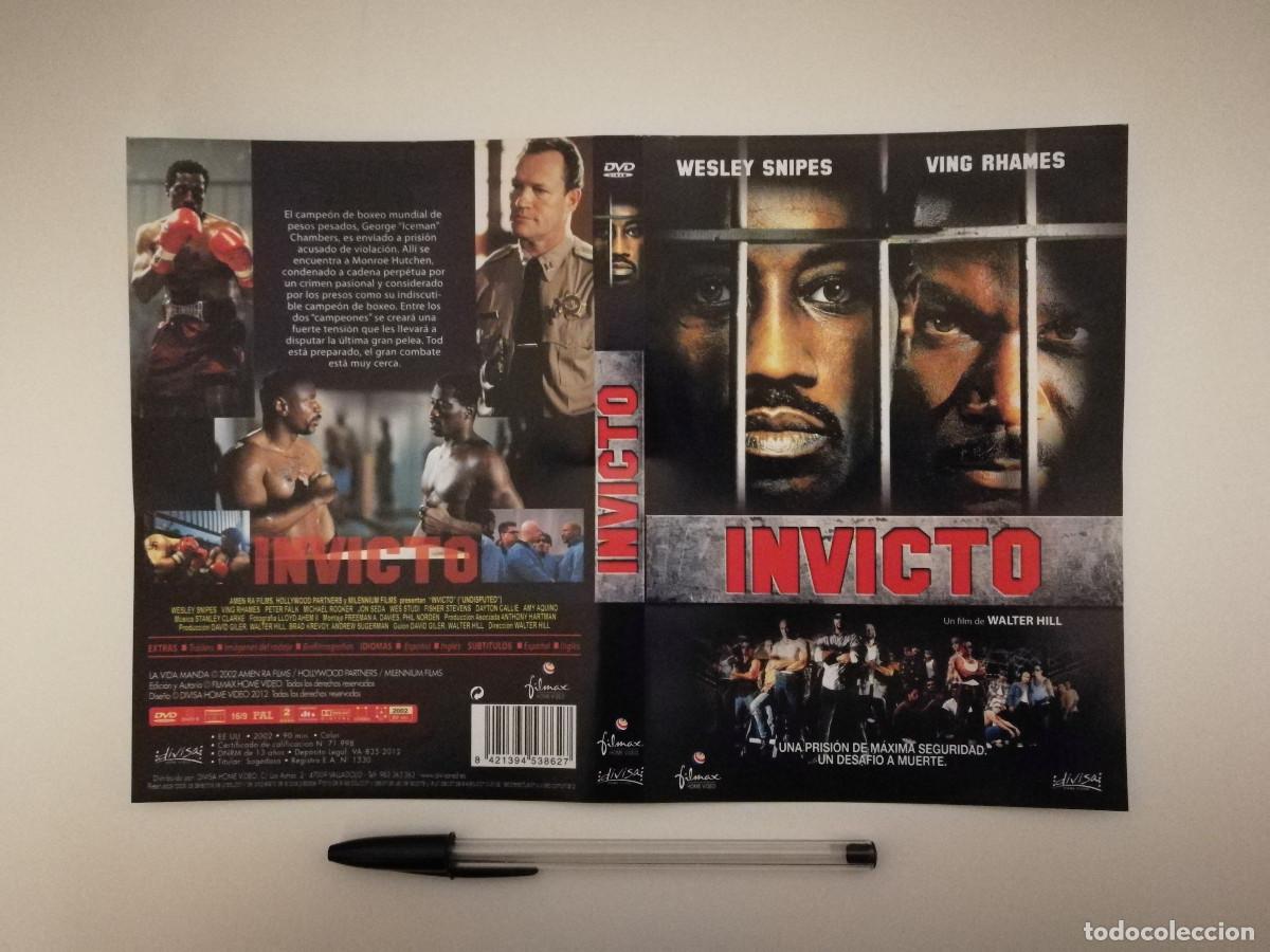 Cinema: CARATULA ORIGINAL -A4- INVICTO - WESLEY SNIPES