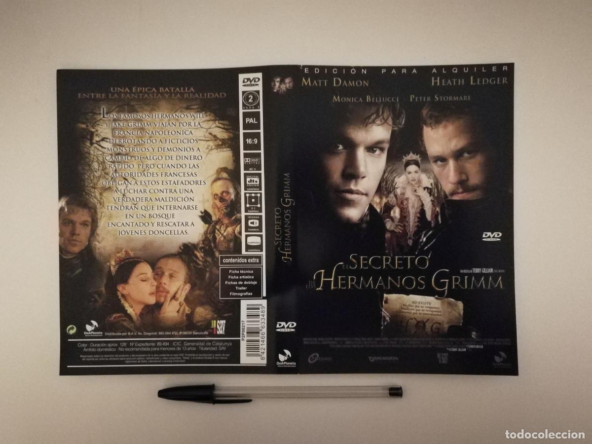 Cinema: CARATULA ORIGINAL -A4- El secreto de los hermanos Grimm - MATT DAMON