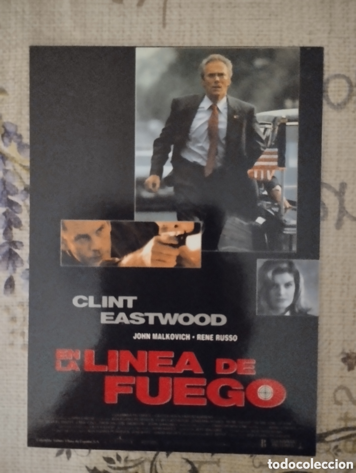 Cinema: Minificha N1128 de En La Linea De Fuego.
