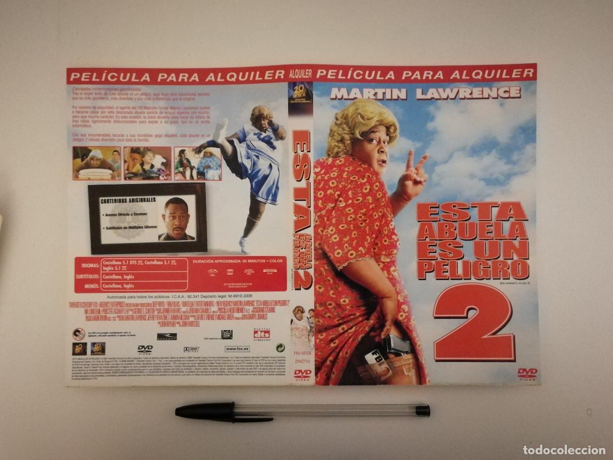 Cinema: CARATULA ORIGINAL -A4- ESTA ABUELA ES UN PELIGRO 2 - MARTIN LAWRENCE