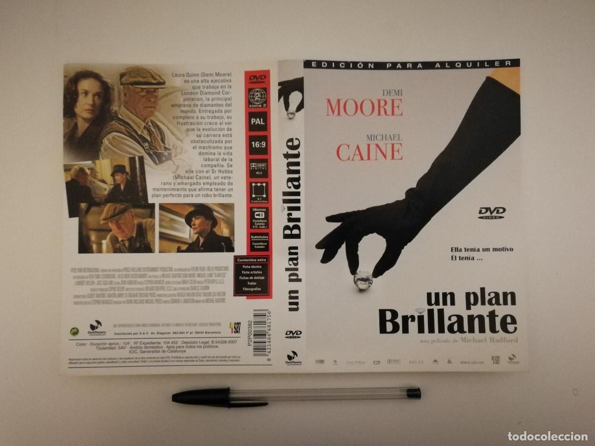 Cinema: CARATULA ORIGINAL -A4- UN PLAN BRILLANTE - MICHALE CAINE - DEMI MOORE