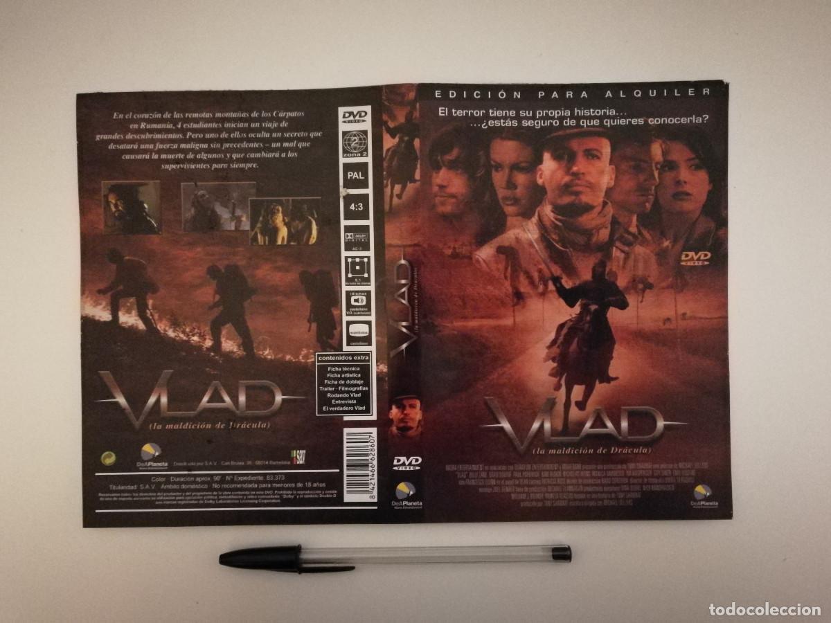 Cinema: CARATULA ORIGINAL -A4- VLAD LA MALDICION DE DRACULA - TERROR