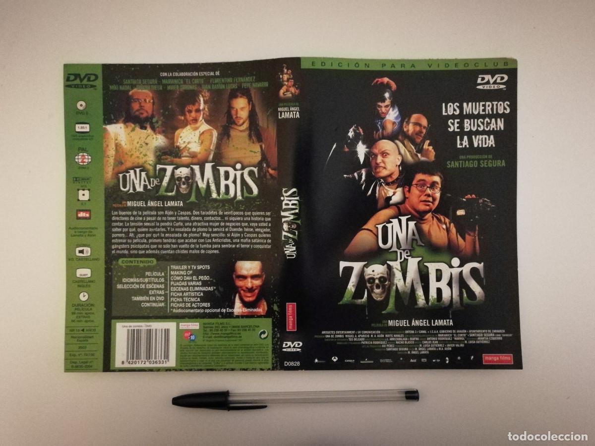 Cinema: CARATULA ORIGINAL -A4- UNA DE ZOMBIS