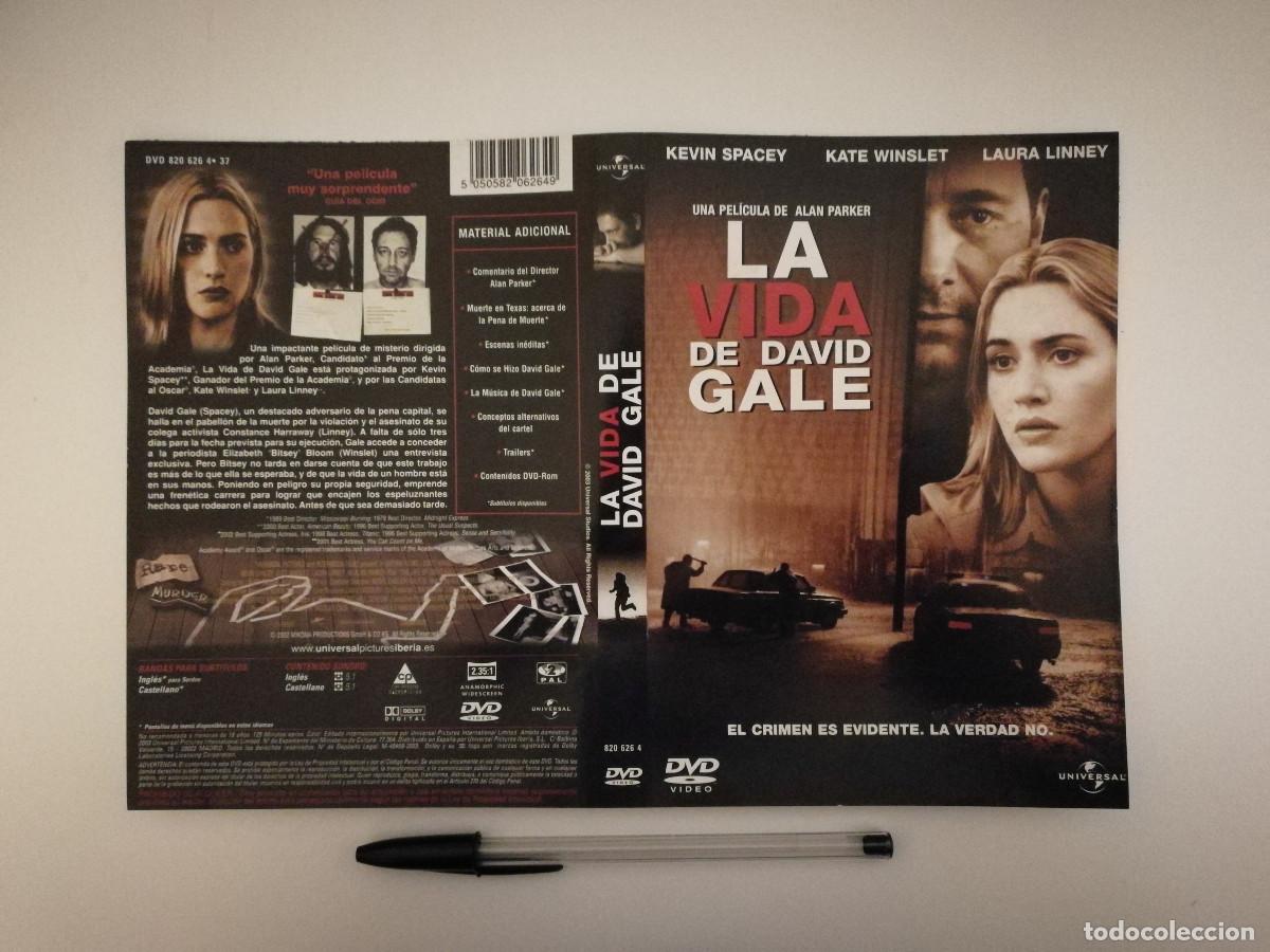 Cinema: CARATULA ORIGINAL -A4- LA VIDA DE DAVID GALE - KATE WINSLET