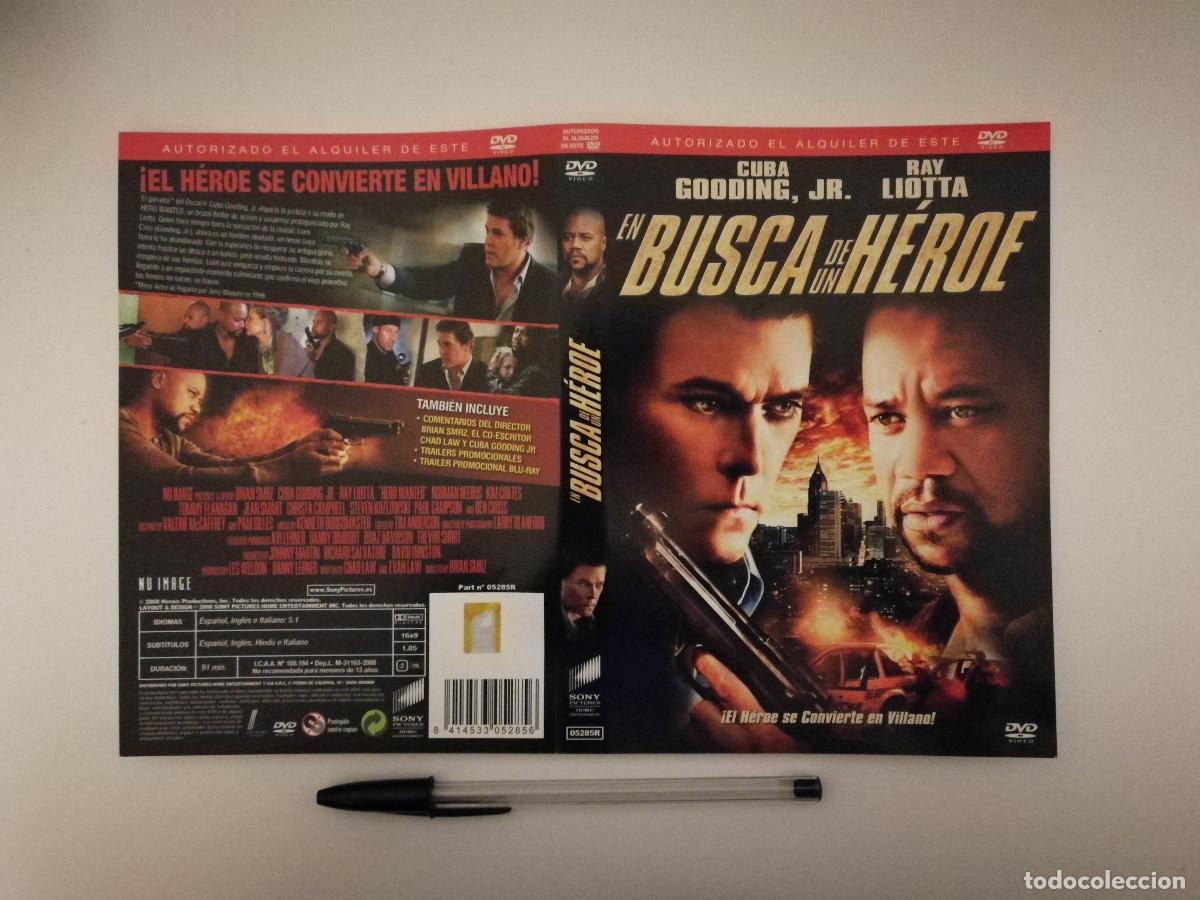 Cinema: CARATULA ORIGINAL -A4- EN BUSCA DE UN HEROE - RAY LIOTTA