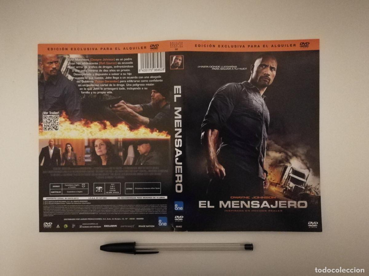 Cinema: CARATULA ORIGINAL -A4- EL MENSAJERO - Dwayne Johnson