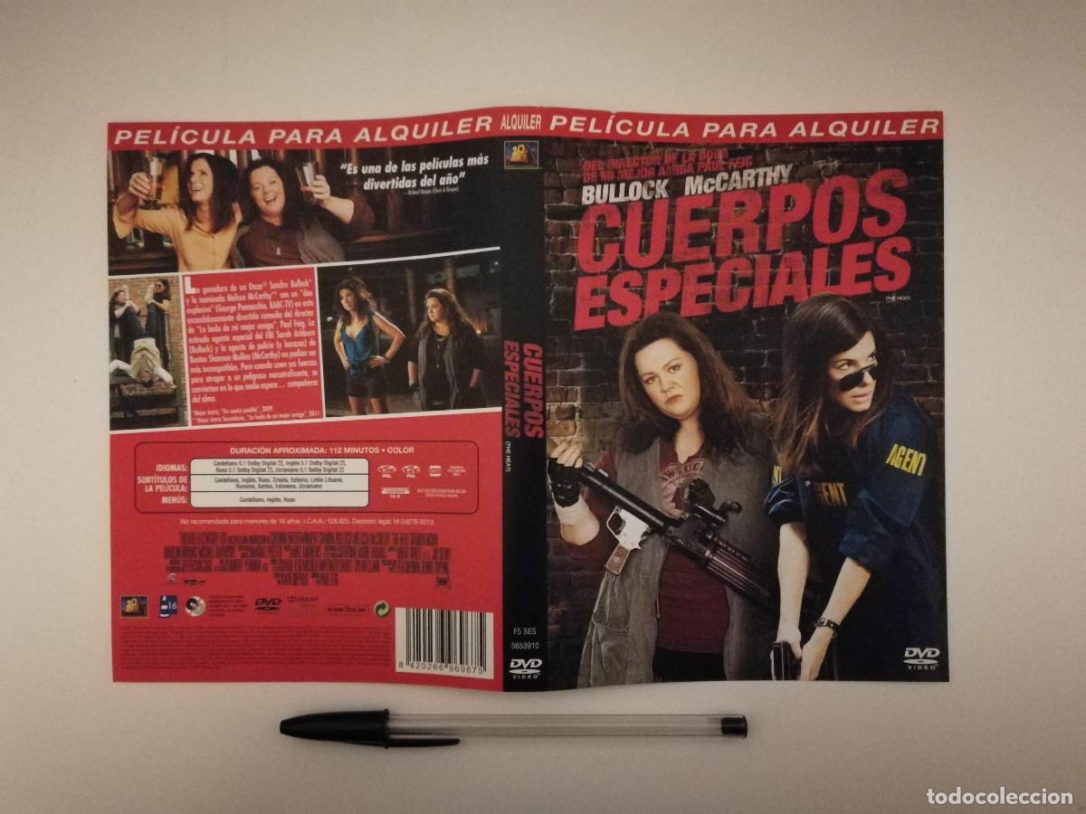 Cinema: CARATULA ORIGINAL -A4- CUERPOS ESPECIALES - SANDRA BULLOCK